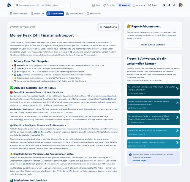 MoneyPeak App Screenshot