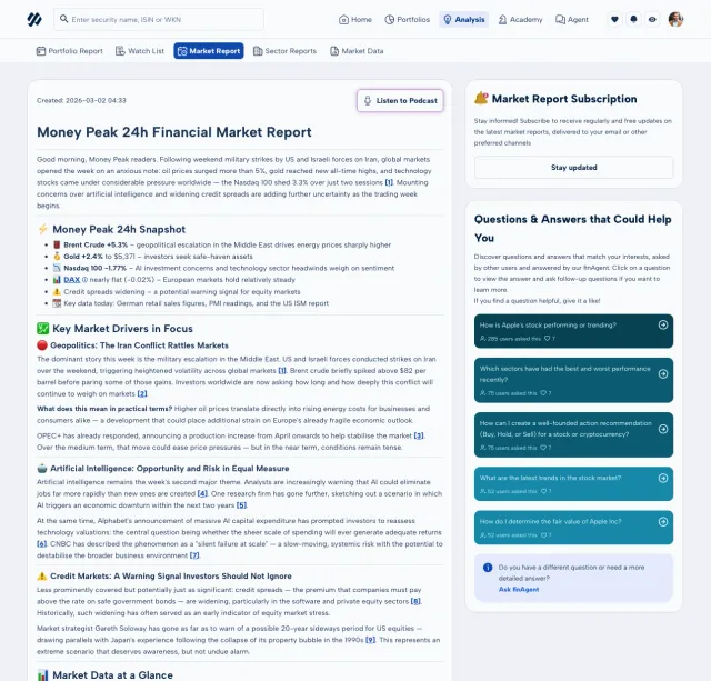 MoneyPeak App Screenshot